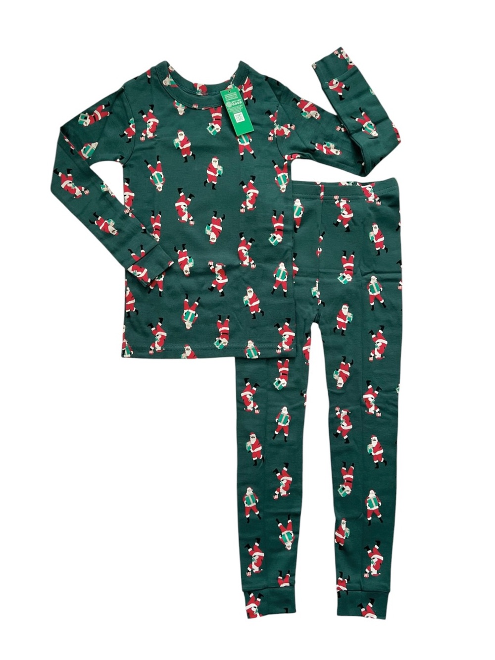 Gap toddler size 5T Santa pajamas